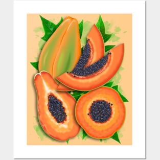 Papaya Party Posters and Art